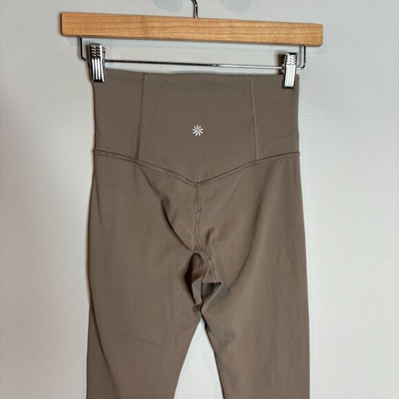 Athleta High Rise Elation 7/8 Tights in Tan Taupe - Picture 4 of 7